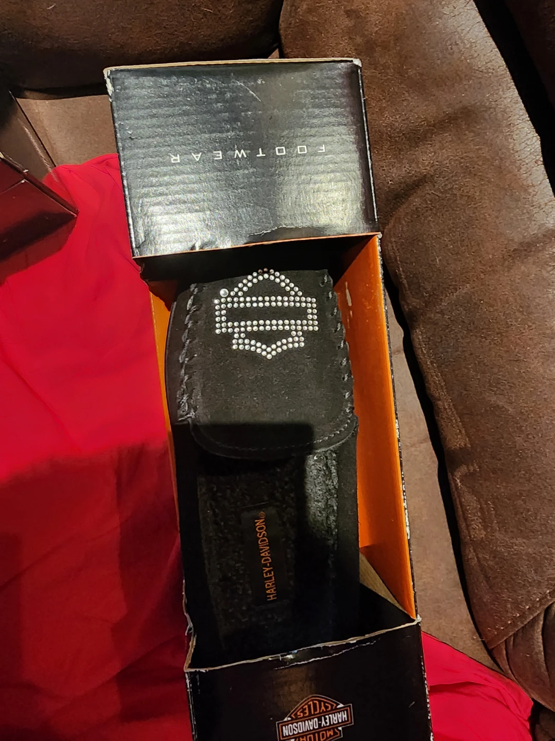 Harley-Davidson Women's Black Moccasins - Size 8