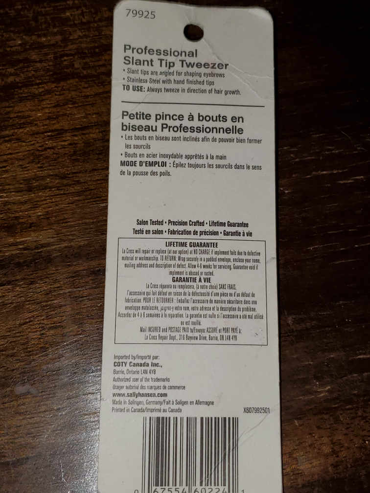 Sally Hansen Professional Slant Tip Tweezer - photo 3