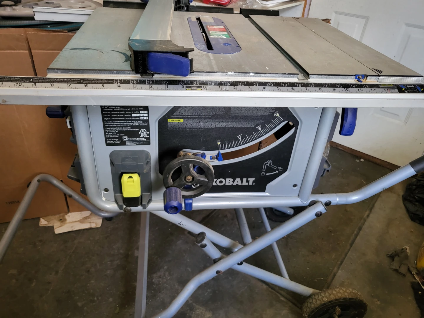 Kobalt 10-inch Table Saw - photo 4