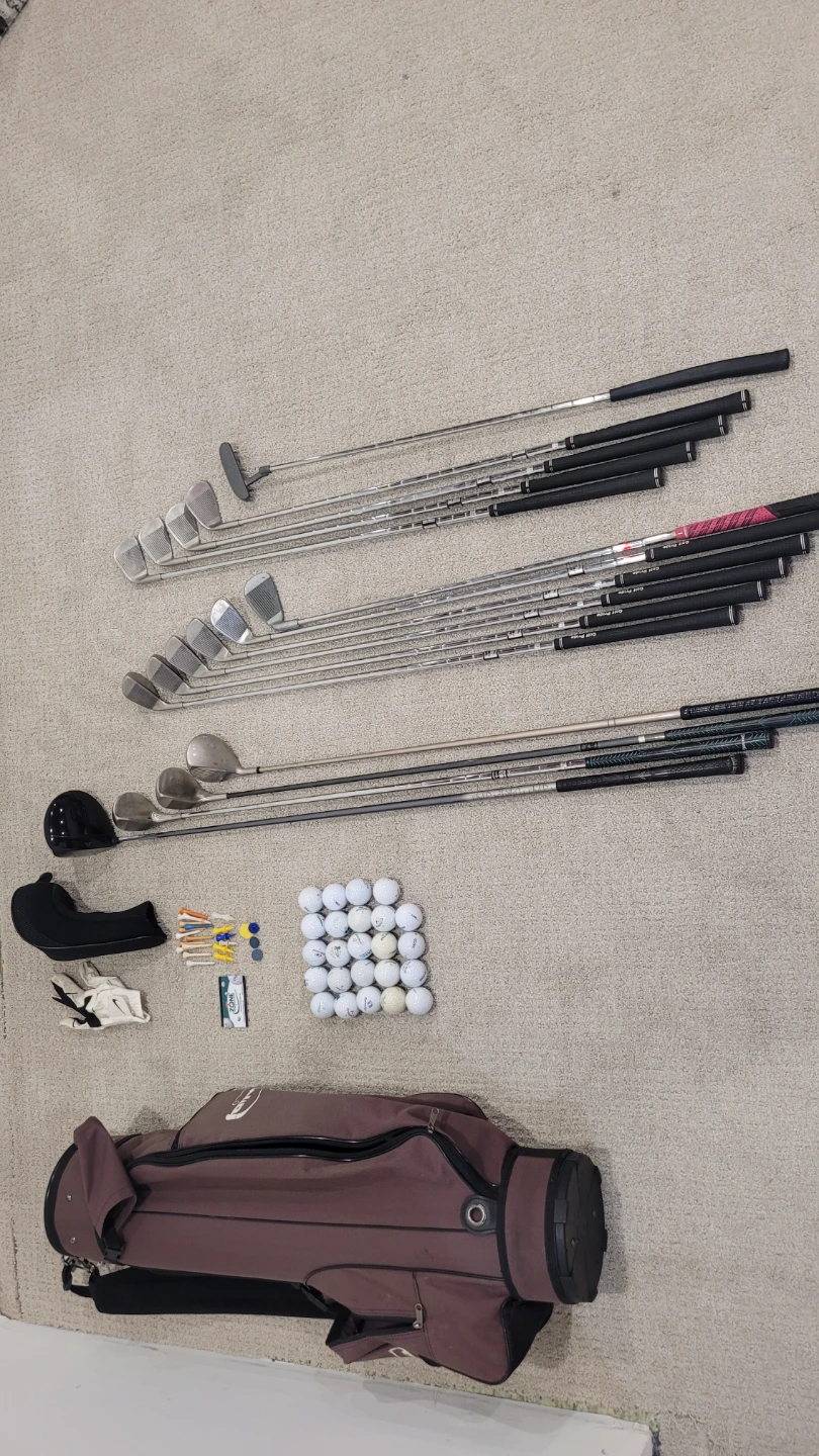 RH Golf clubs, balls, bag, and more! - photo 2