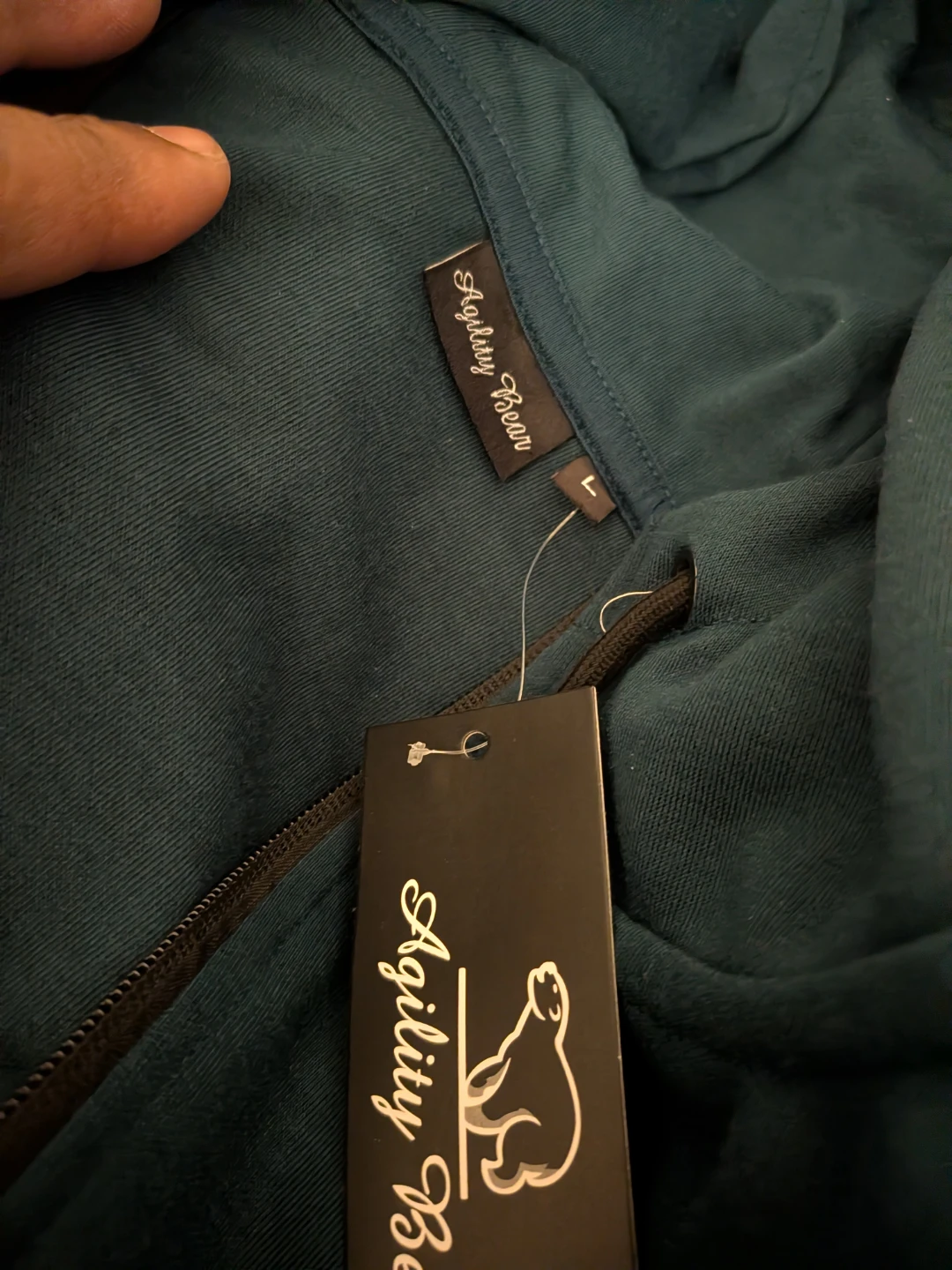 Agility Bear Men's Tracksuit Set - Teal, Size L - photo 2