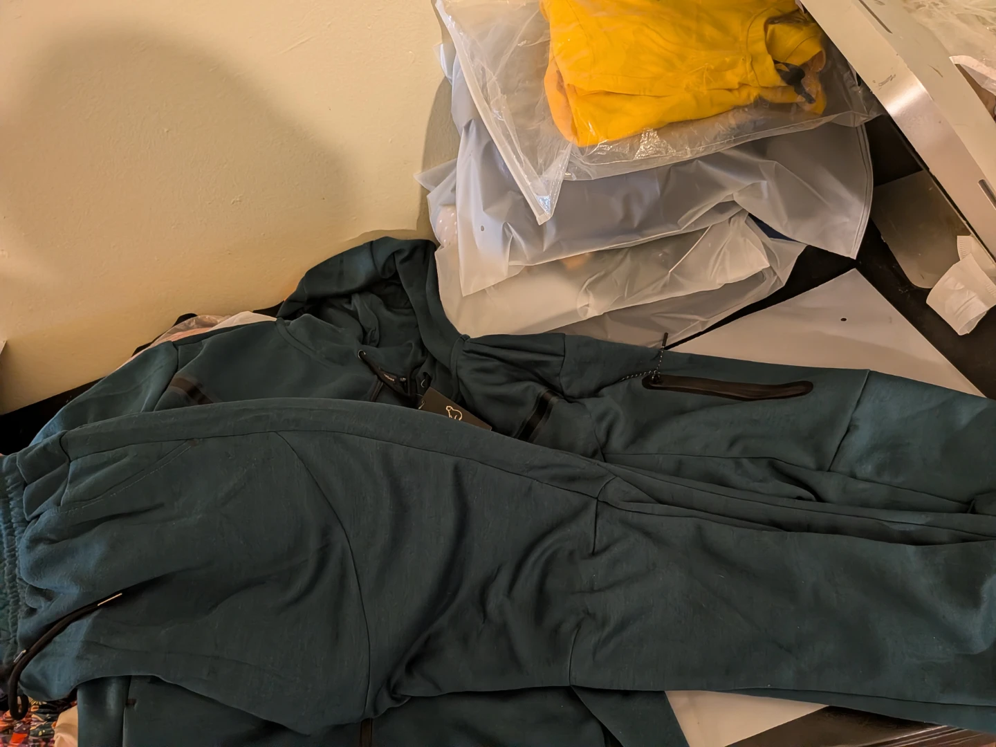 Agility Bear Men's Tracksuit Set - Teal, Size L - photo 4