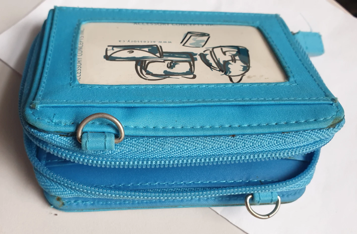 Blue Heart Coin Purse - photo 3