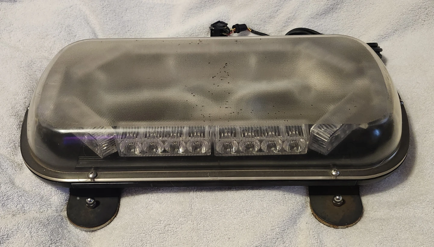 17 inch Mini LED Light Bar, Roof Top Magnet Mount - For Repair