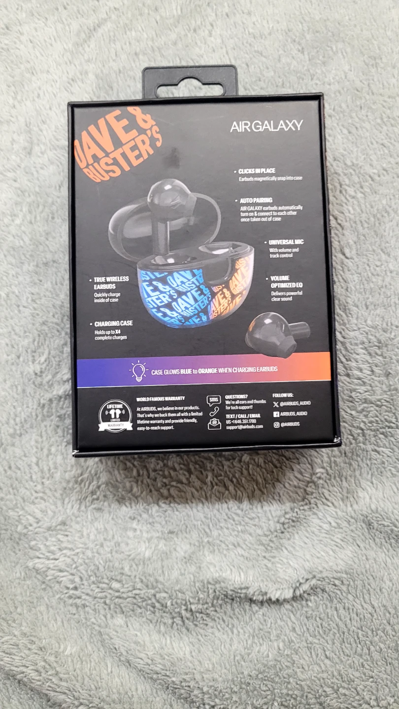 Dave & Buster's Airbuds True Wireless Earbuds - photo 3