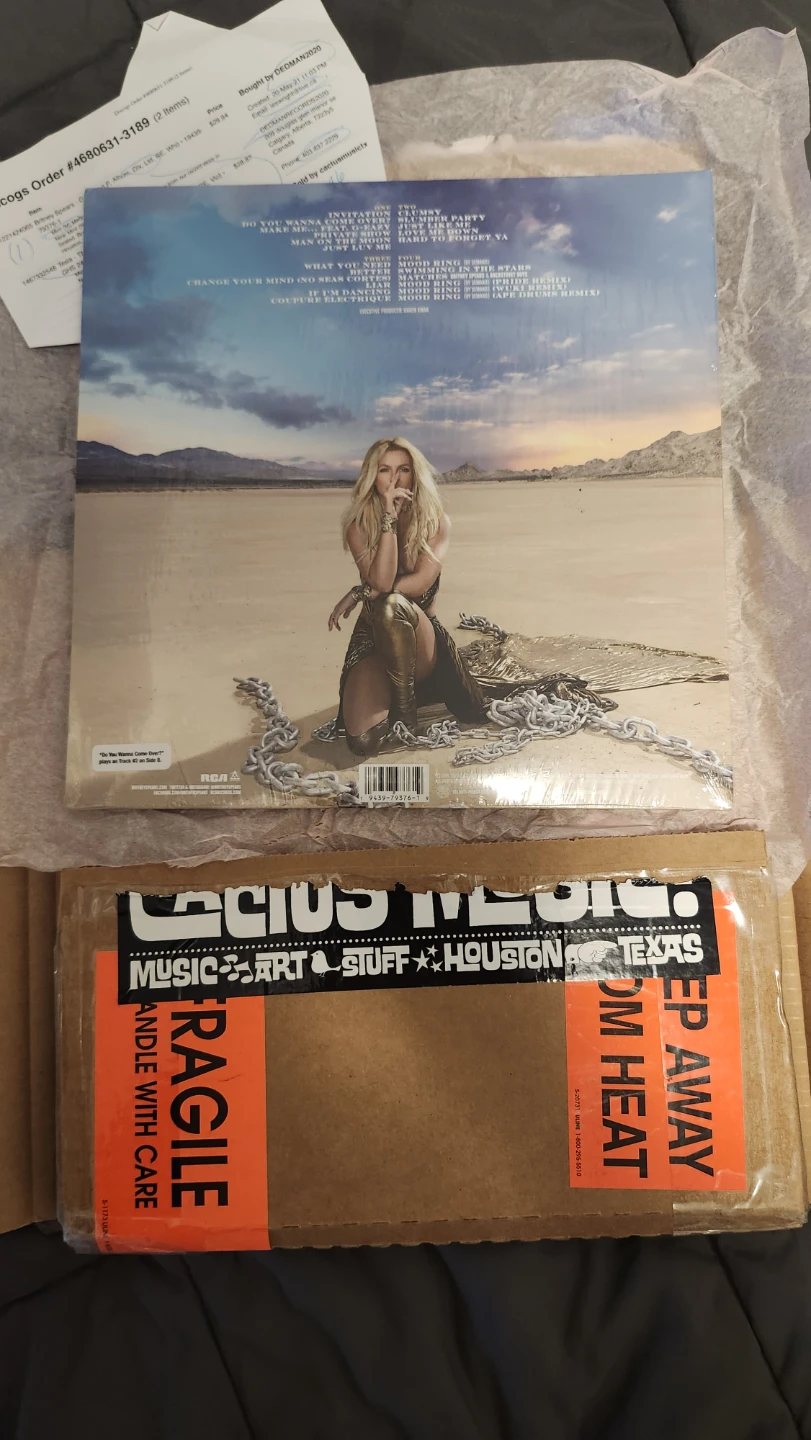 Britney Spears Glory Limited Edition Deluxe Vinyl LP - photo 2