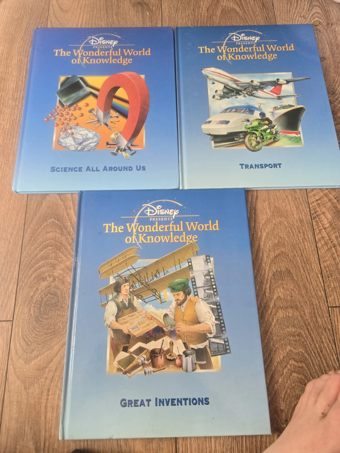 Disney The Wonderful World of Knowledge Books (3-book set)