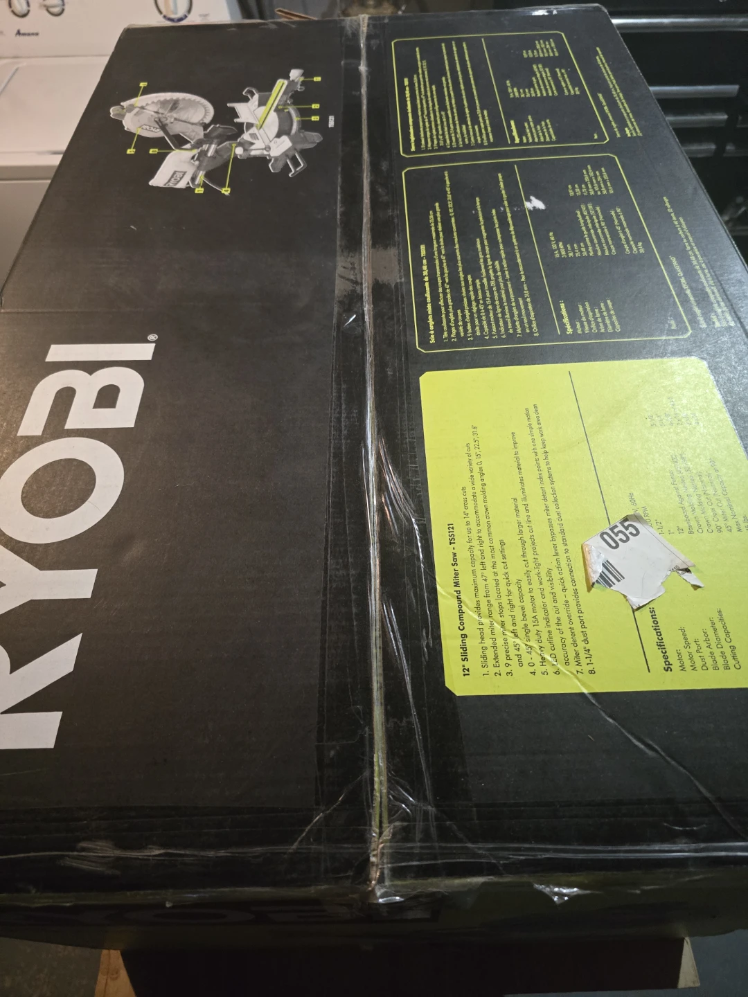 RYOBI 15 Amp 12-Inch Sliding Compound Miter Saw - photo 3