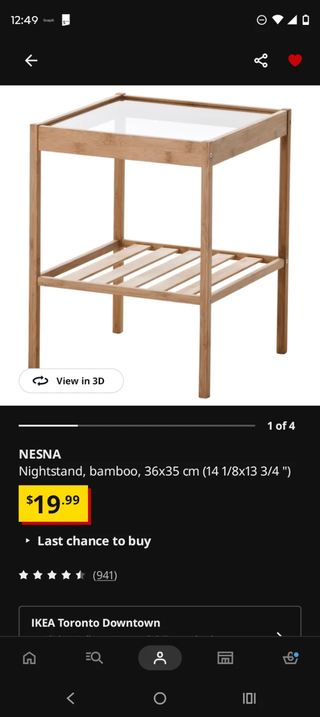 Ikea side table