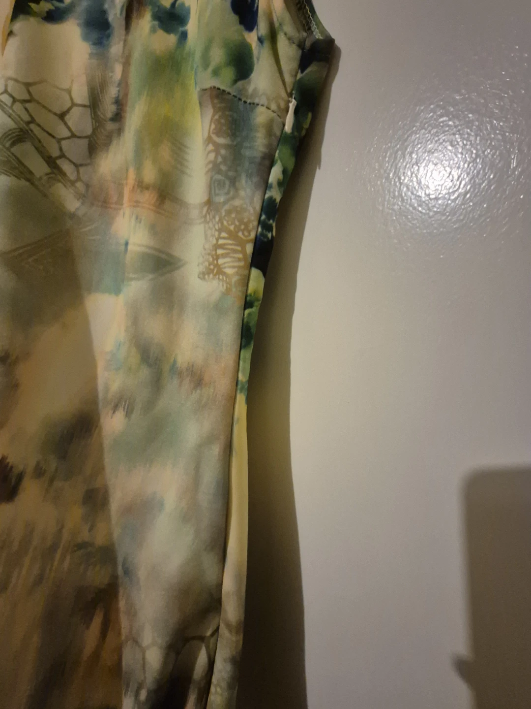 Ladies Sleeveless Abstract Floral Print Dress - photo 3