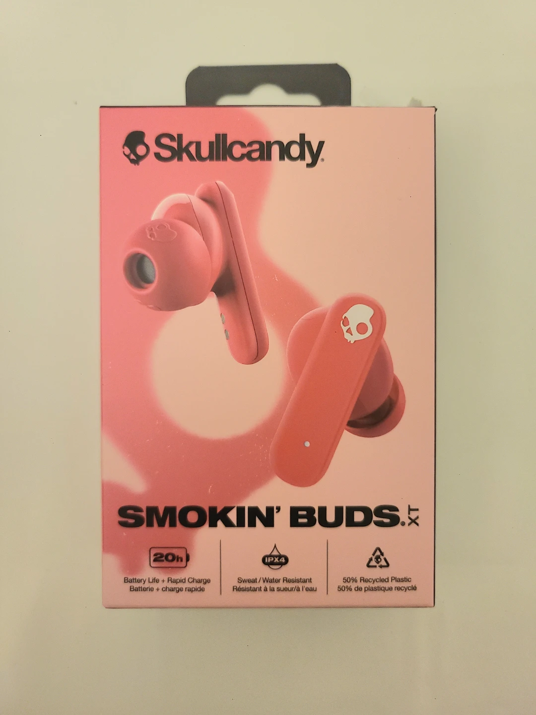 Brand New Skullcandy Smokin' Buds XT Pink Wireless Earbuds