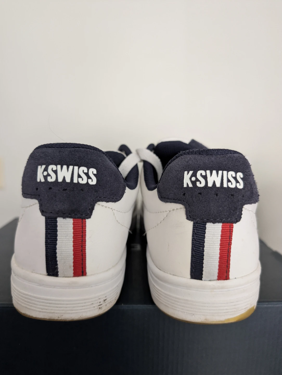 K-Swiss White Perforated Leather Sneakers - photo 2