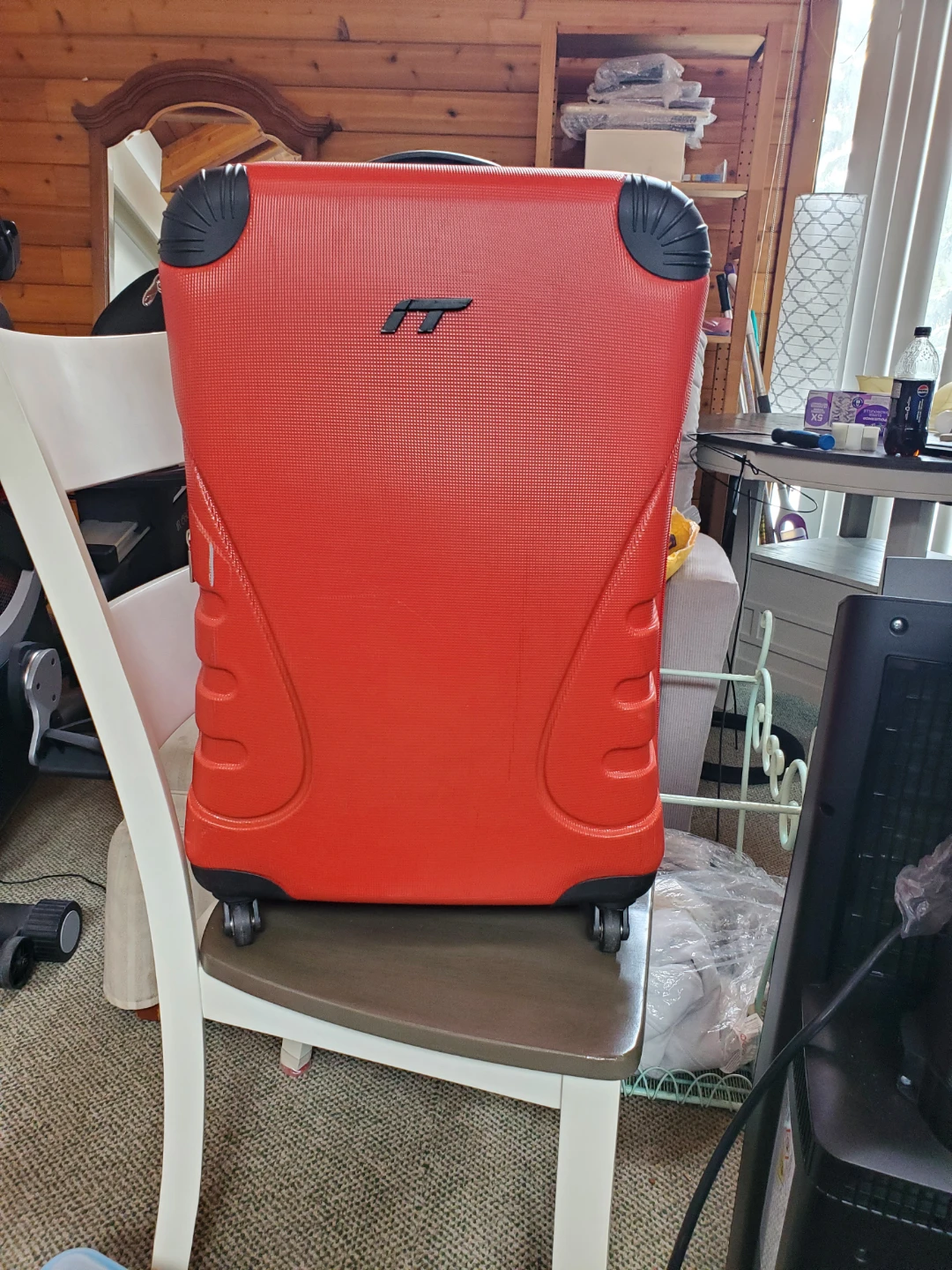 Red FT Luggage