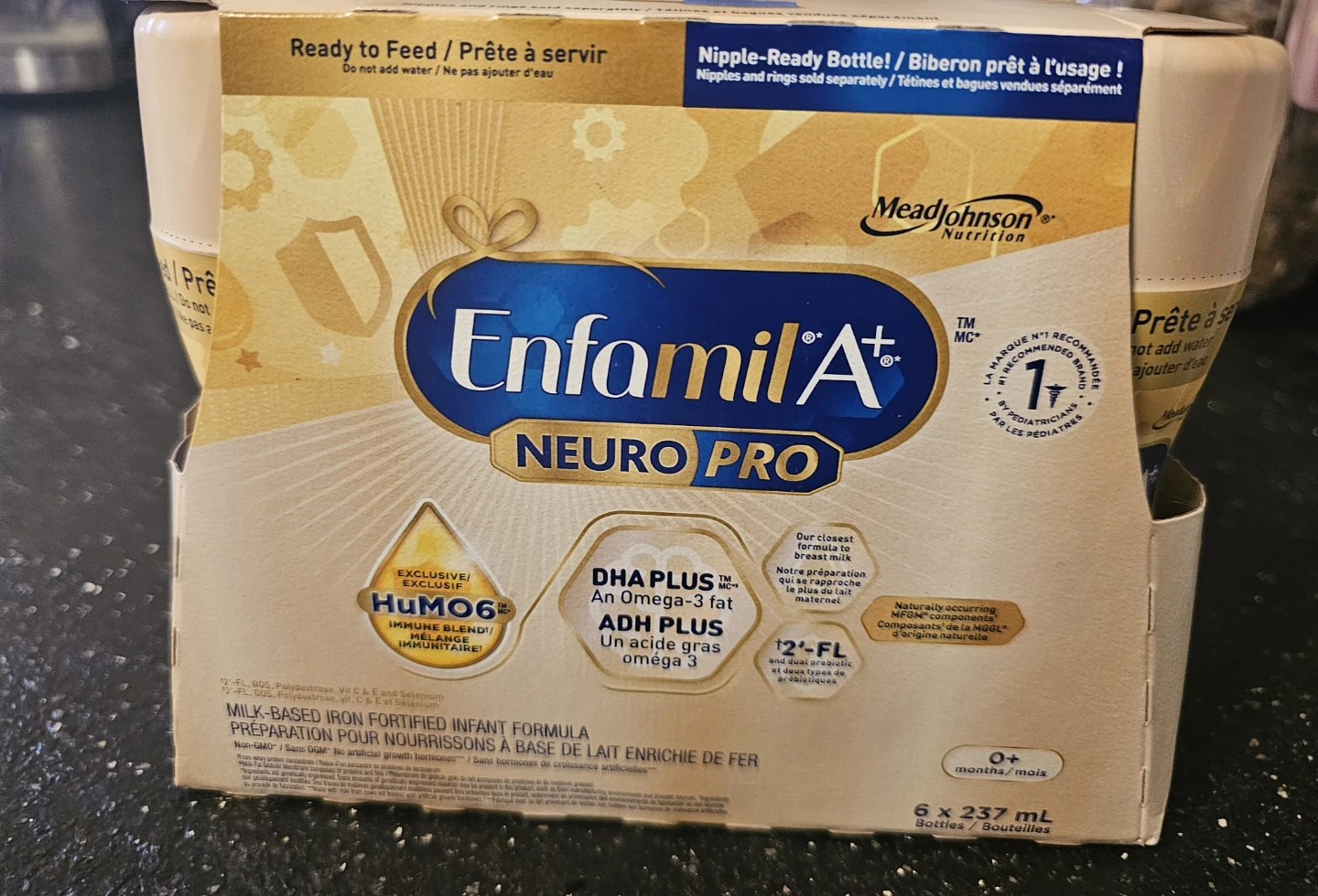 Enfamil A+ Neuro Pro Ready-to-Feed Infant Formula Bottles