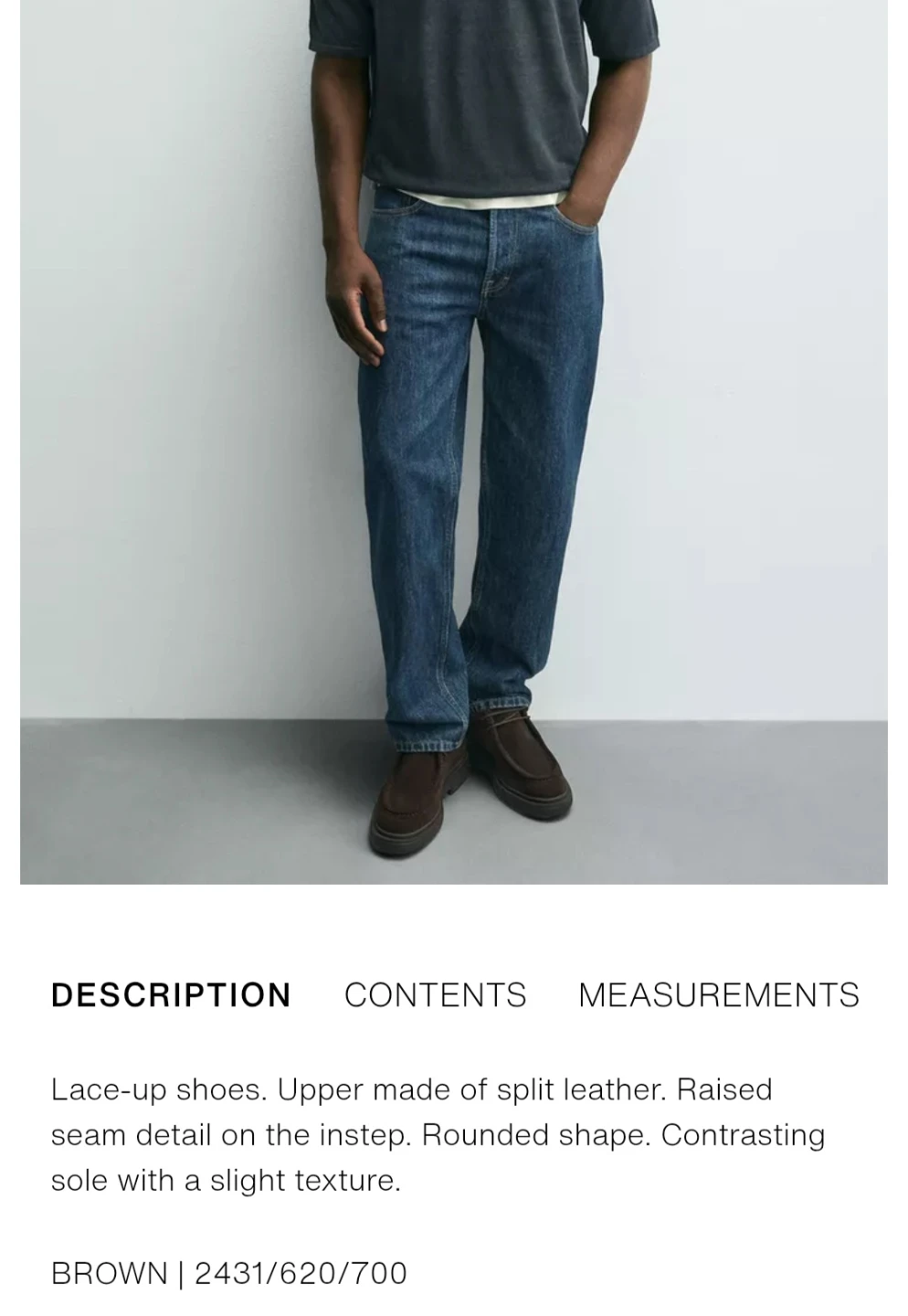 Zara Man Brown Suede Lace-up Shoes - photo 4