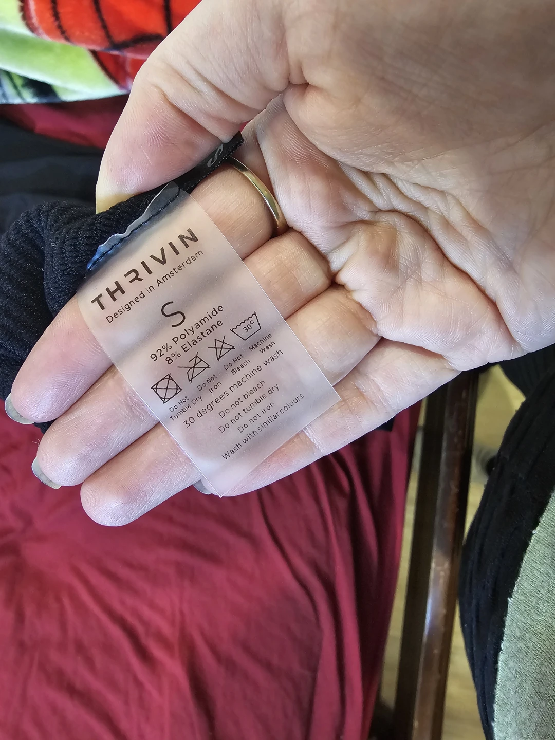 Viral Thrivin Black Leggings Size S - photo 3
