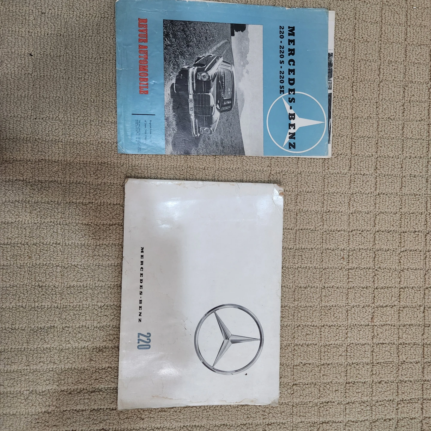Mercedes-Benz 220, 220S, 220SE Sales Brochures