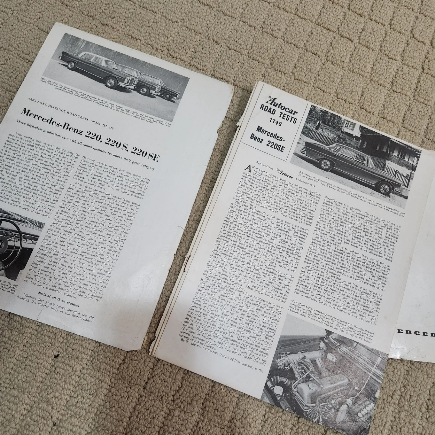 Mercedes-Benz 220, 220S, 220SE Sales Brochures - photo 5