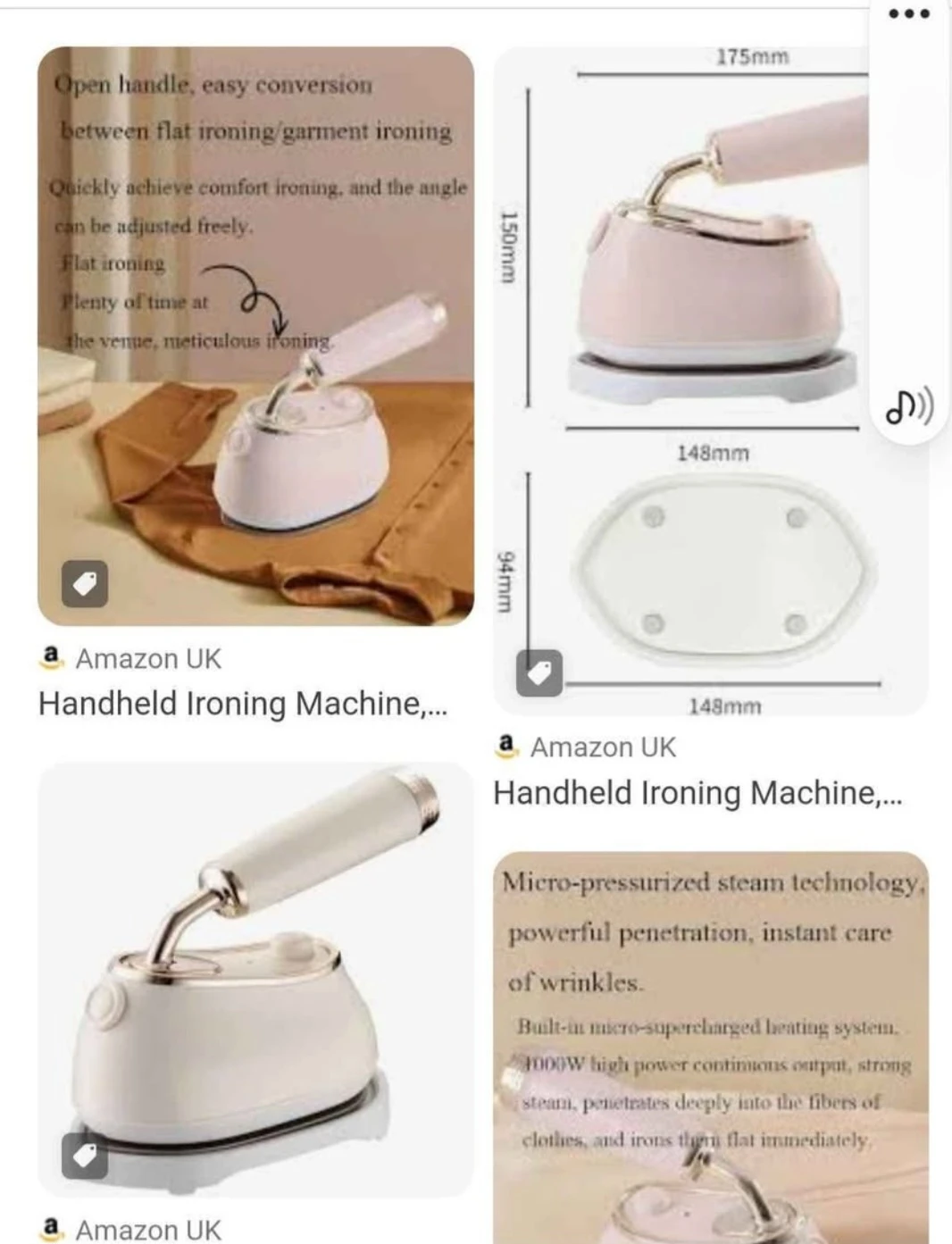 Mini Handheld Ironing Machine, Delicate Steam, Wrinkle Re... - photo 4