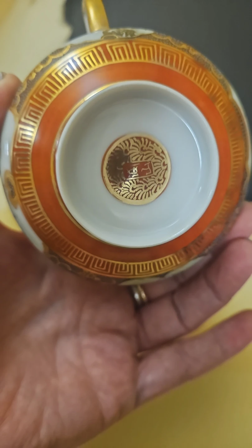 Vintage Porcelain Tea Cup and Saucer Set - photo 2