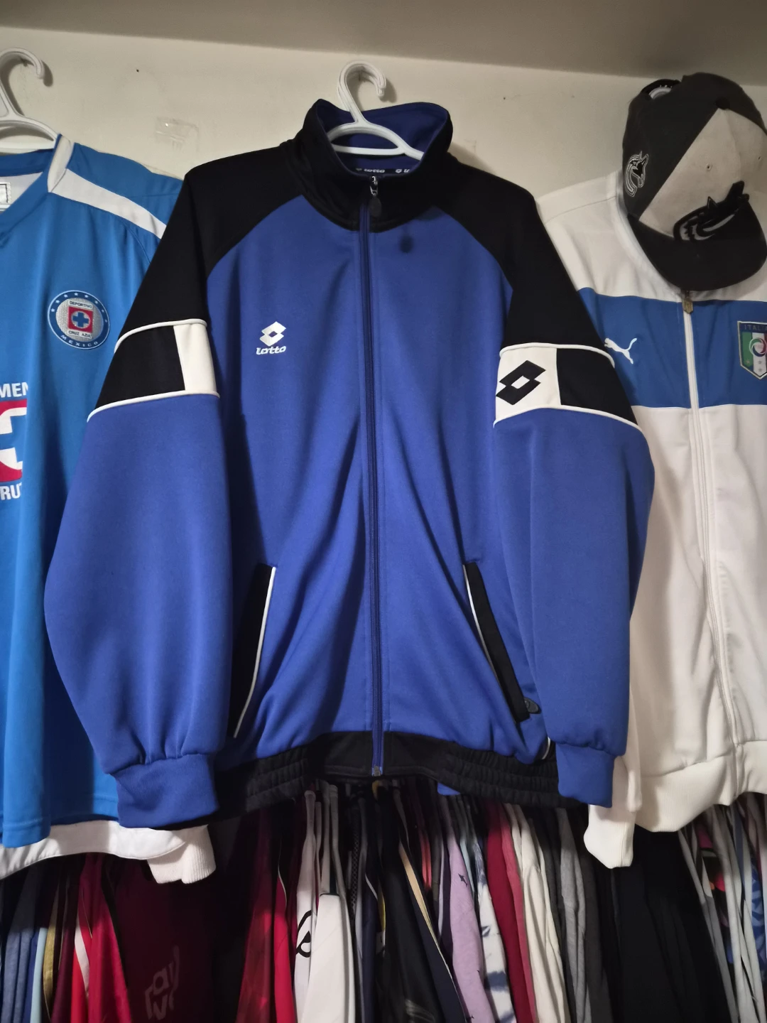 Lotto Blue Full Zipup sweater- Size L