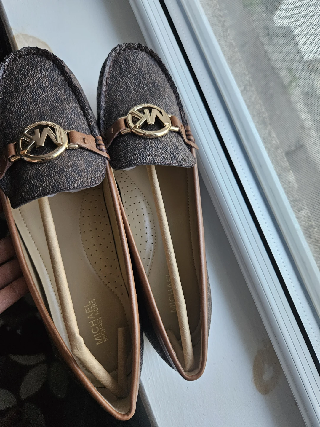 Michael Kors Fulton Driver Loafers - Brown, Size 9M
