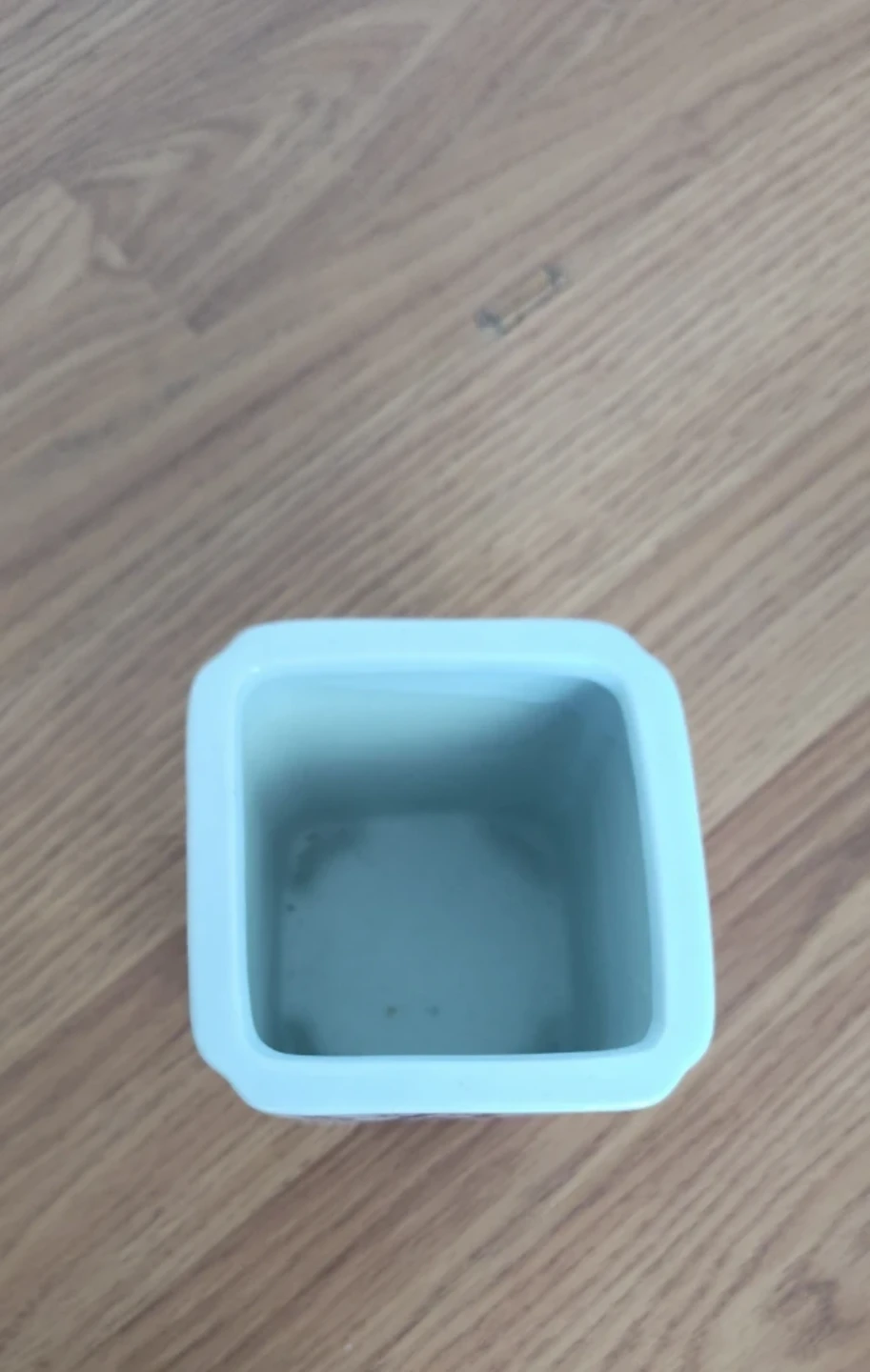 AAA Imports Ceramic Planter Pot Blue White Bamboo - photo 2