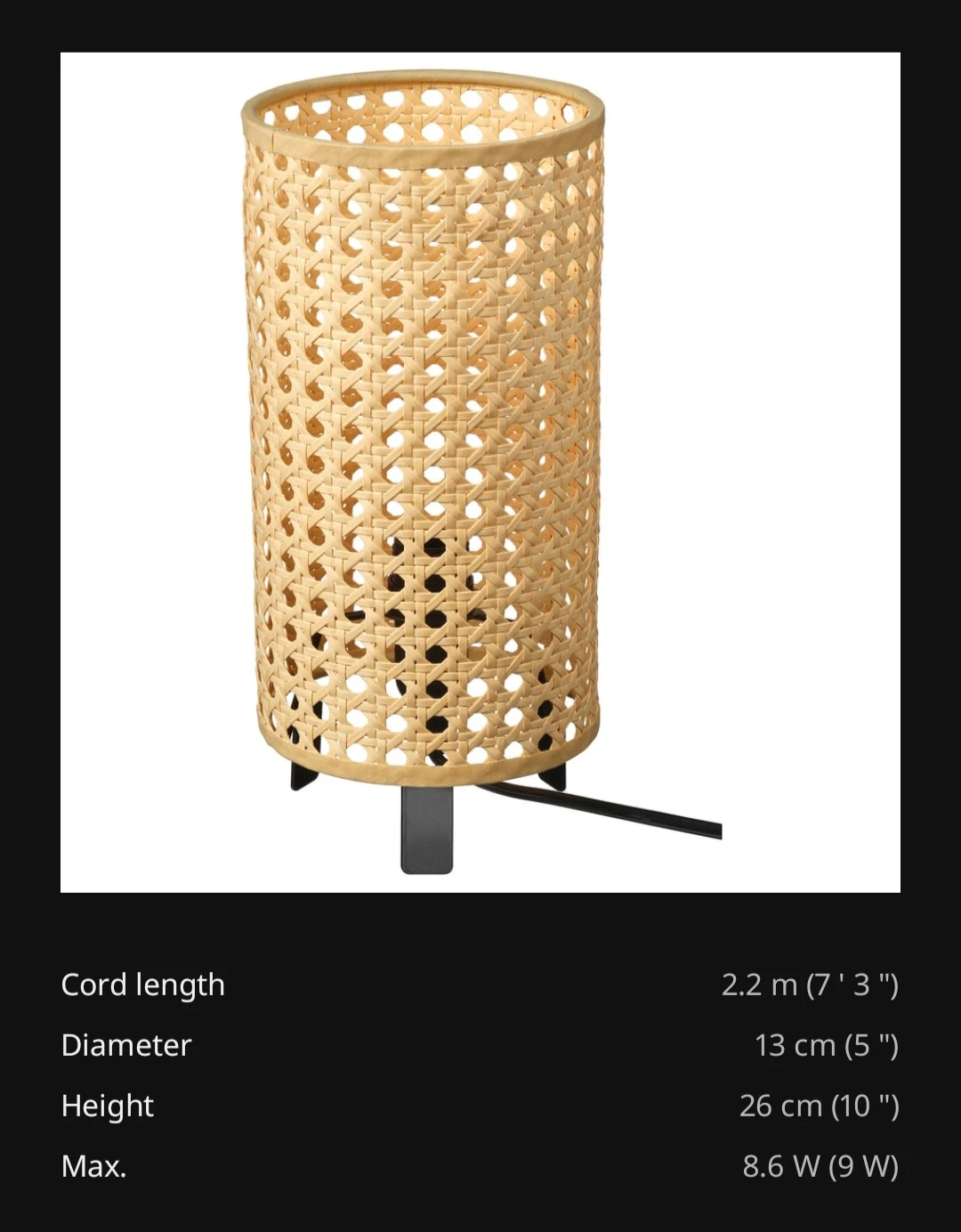 Table Lamp with smart light bulb - photo 4