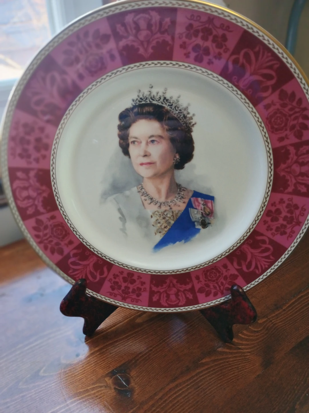 Royal Doulton Queen Elizabeth II Coronation Anniversary Plate