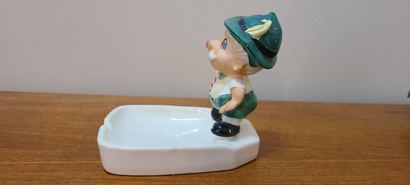 Vintage Schmiley Ceramic Ashtray Figurine - photo 4