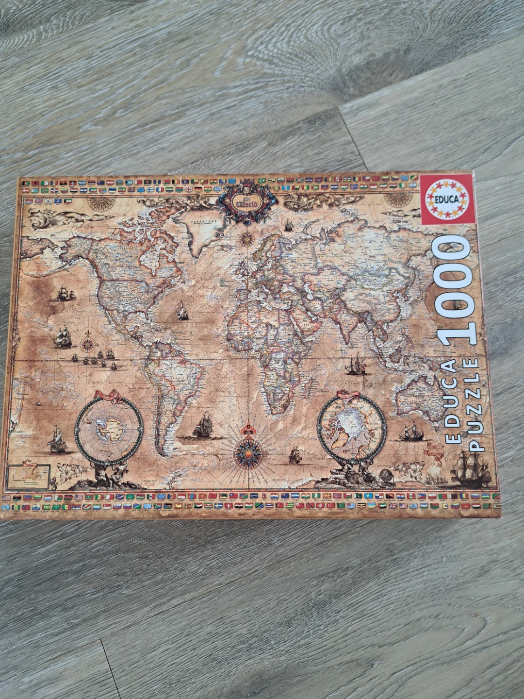 Educa World Map 1000 Piece Puzzle