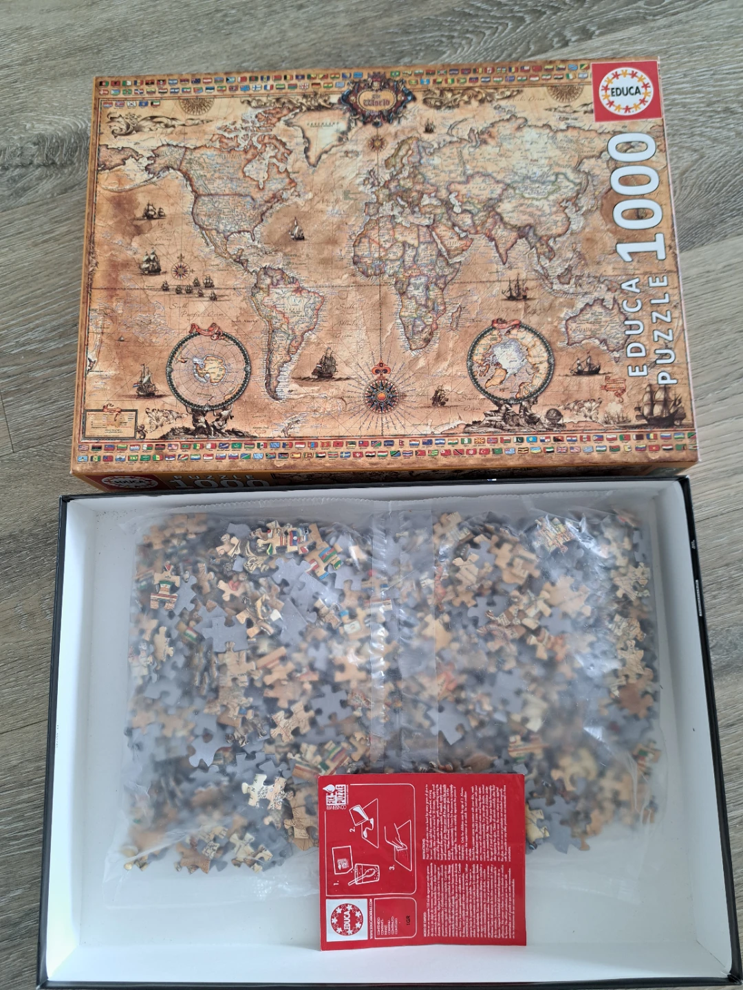 Educa World Map 1000 Piece Puzzle - photo 2