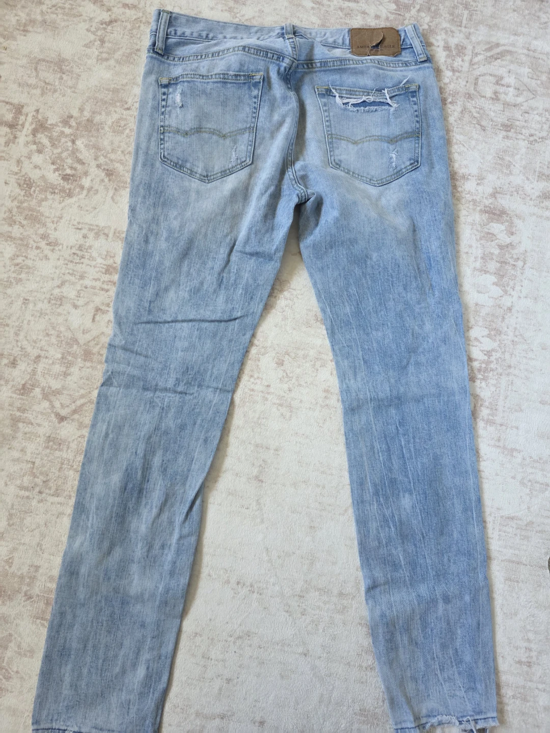 American Eagle Outfitters Skinny Jeans Light Wash Ripped - photo 2