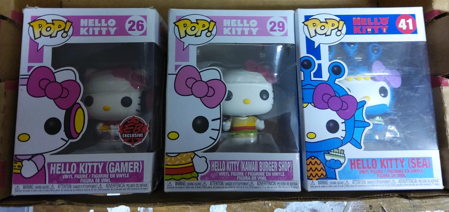 Funko Pop! Hello Kitty Vinyl Figures (3-Pack)