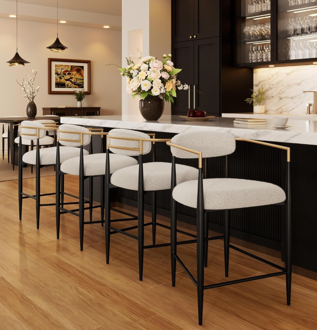4 Brand New Mordern Kitchen Counter Height Bar Stools