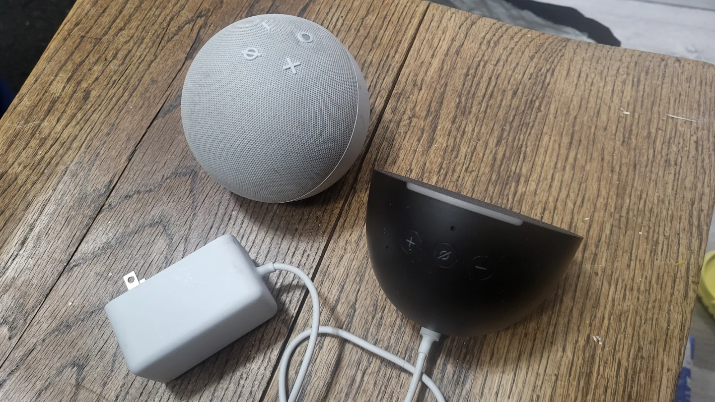 Amazon Echo Dot (4th Gen) Smart Speakers - Charcoal and White - photo 2