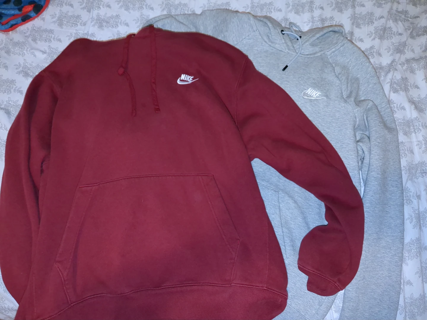 Nike Hoodies - Red and Grey