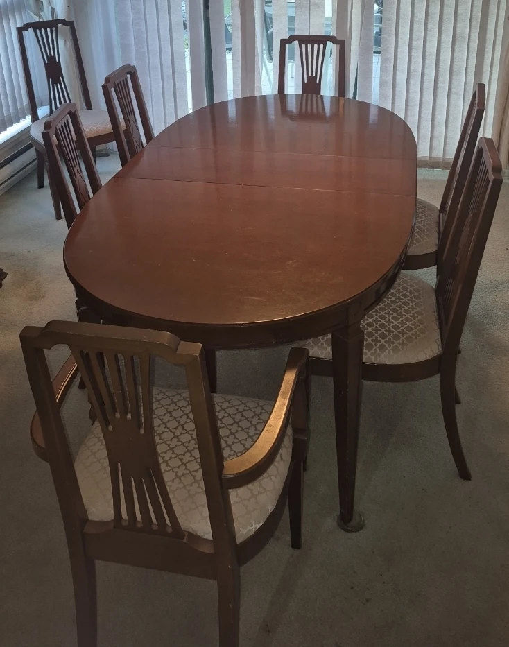 Solid Wood Dining Table Set – Extendable + 6 Chairs - photo 3