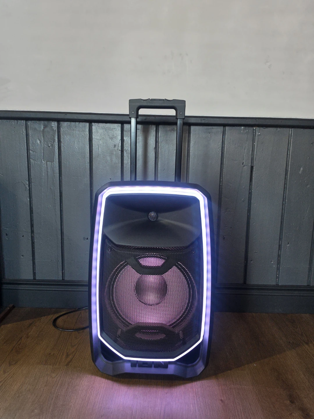 ION PA Speaker with Wheels and Lights