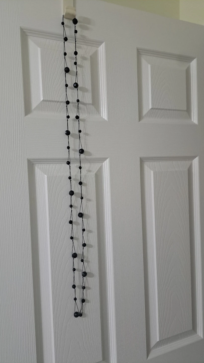 Black Beaded Necklace