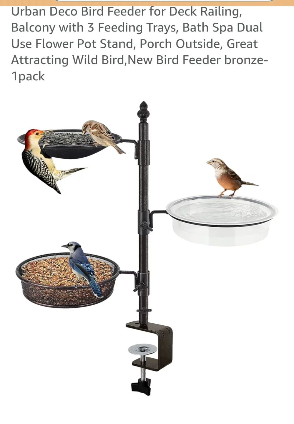 Deck bird feeder*new* - photo 4