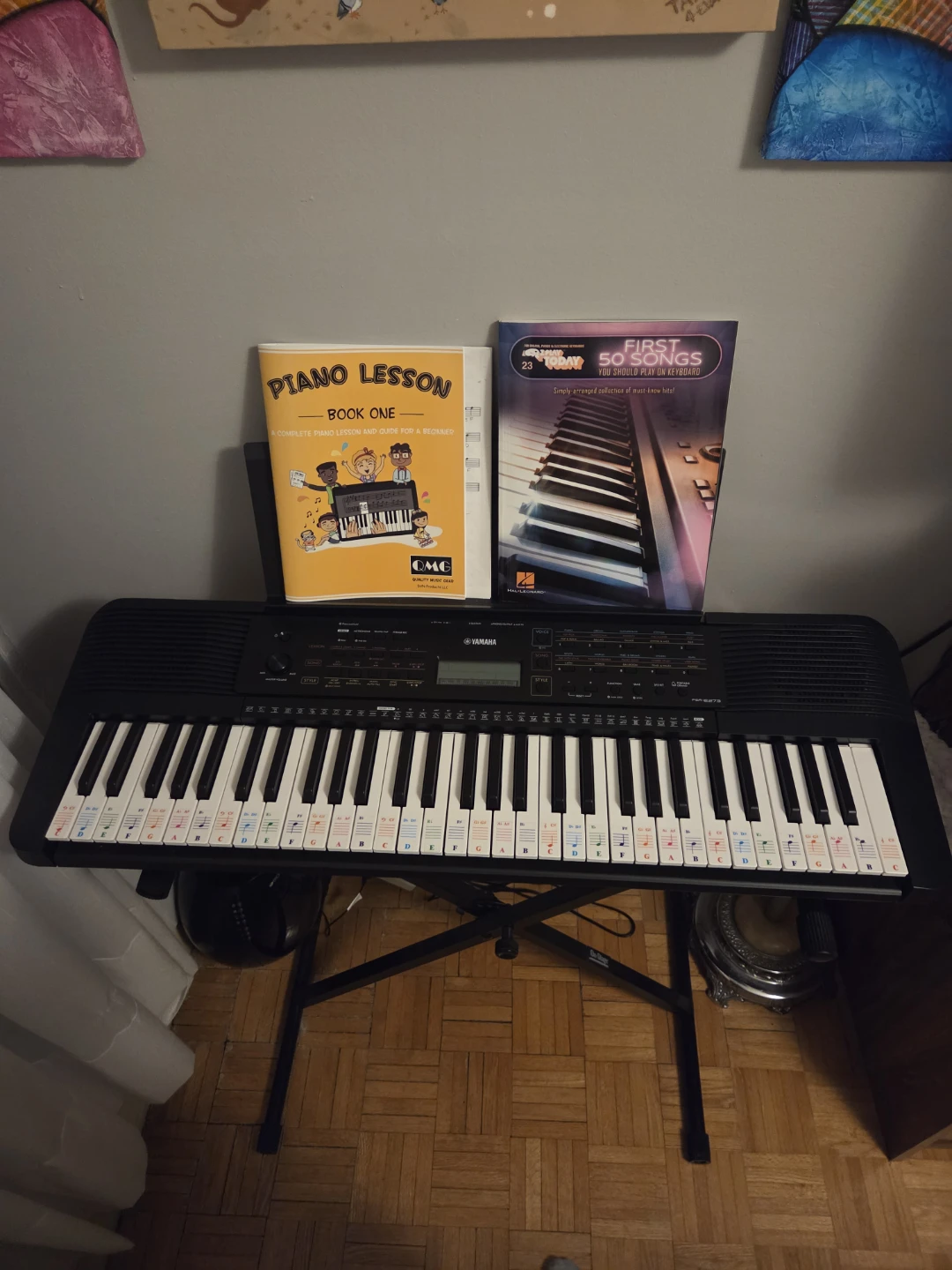 Yamaha Electronic Keyboard with Stand and cover - photo 3