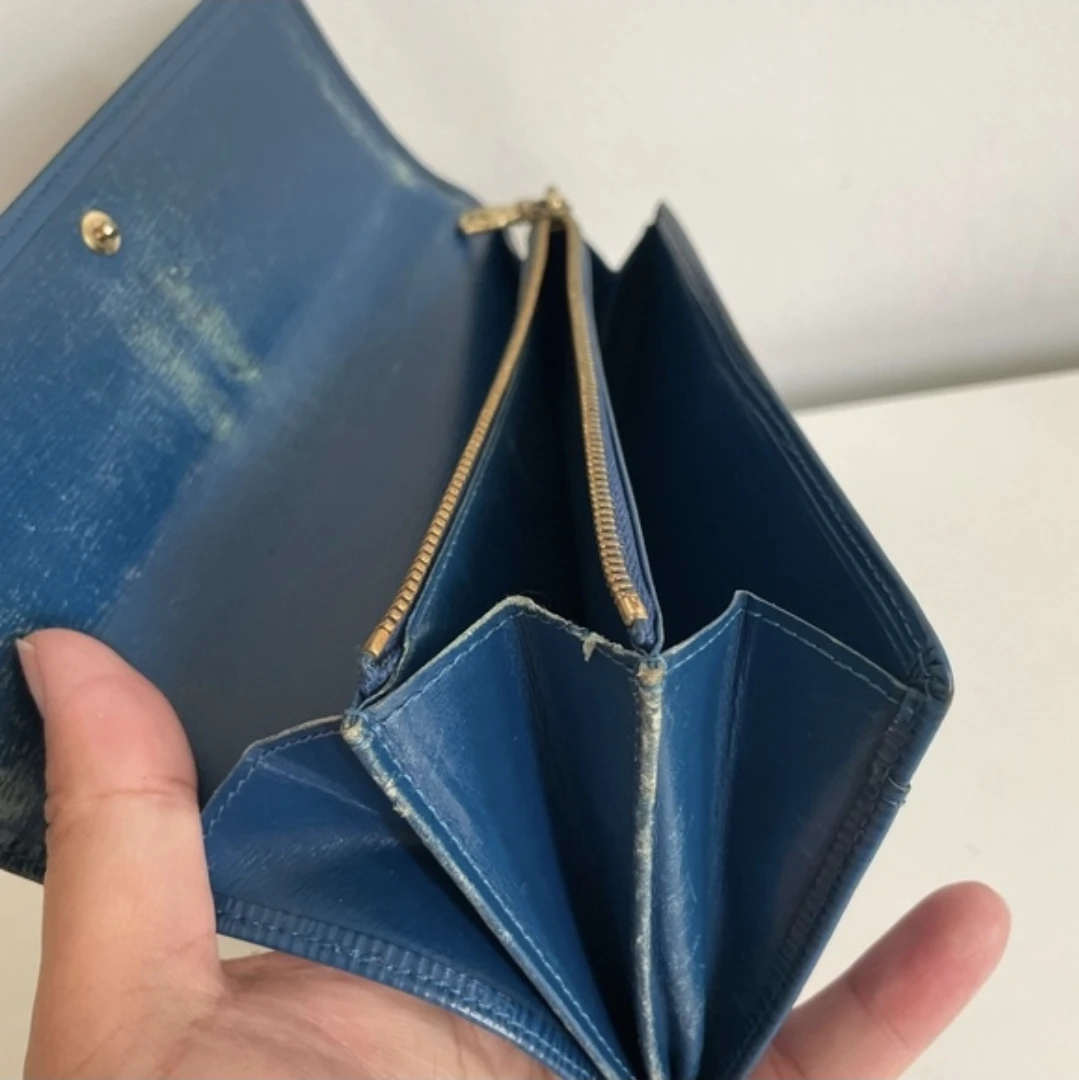 Louis Vuitton Blue Epi Leather International Long Wallet 🌱 - photo 5