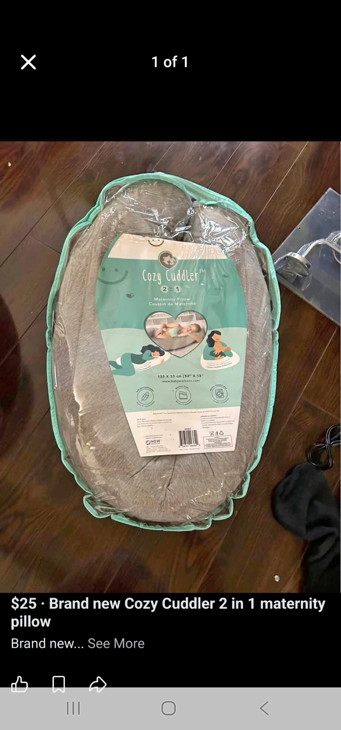 Cozy Cuddler 2-in-1 Maternity Pillow