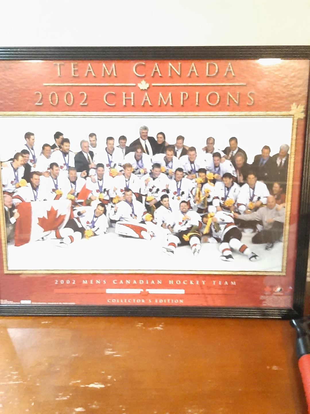 Framed Hockey Photo