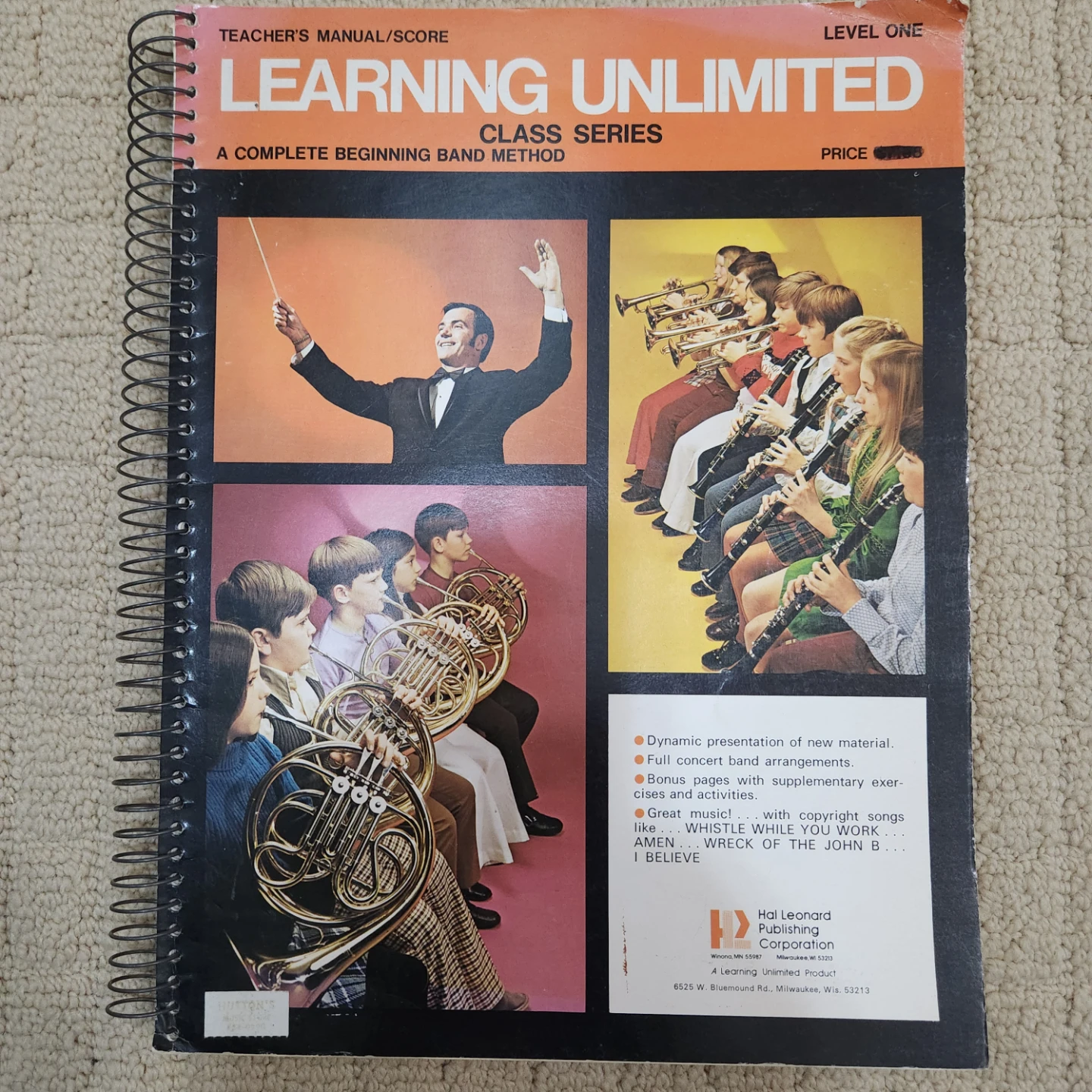 Learning Unlimited Class Series Teacher's Manual/Score