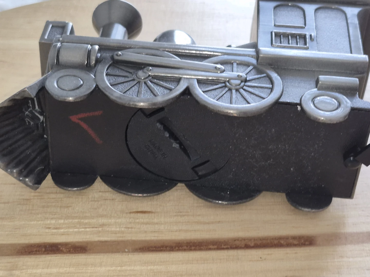 Metal Train Coin Bank - photo 2