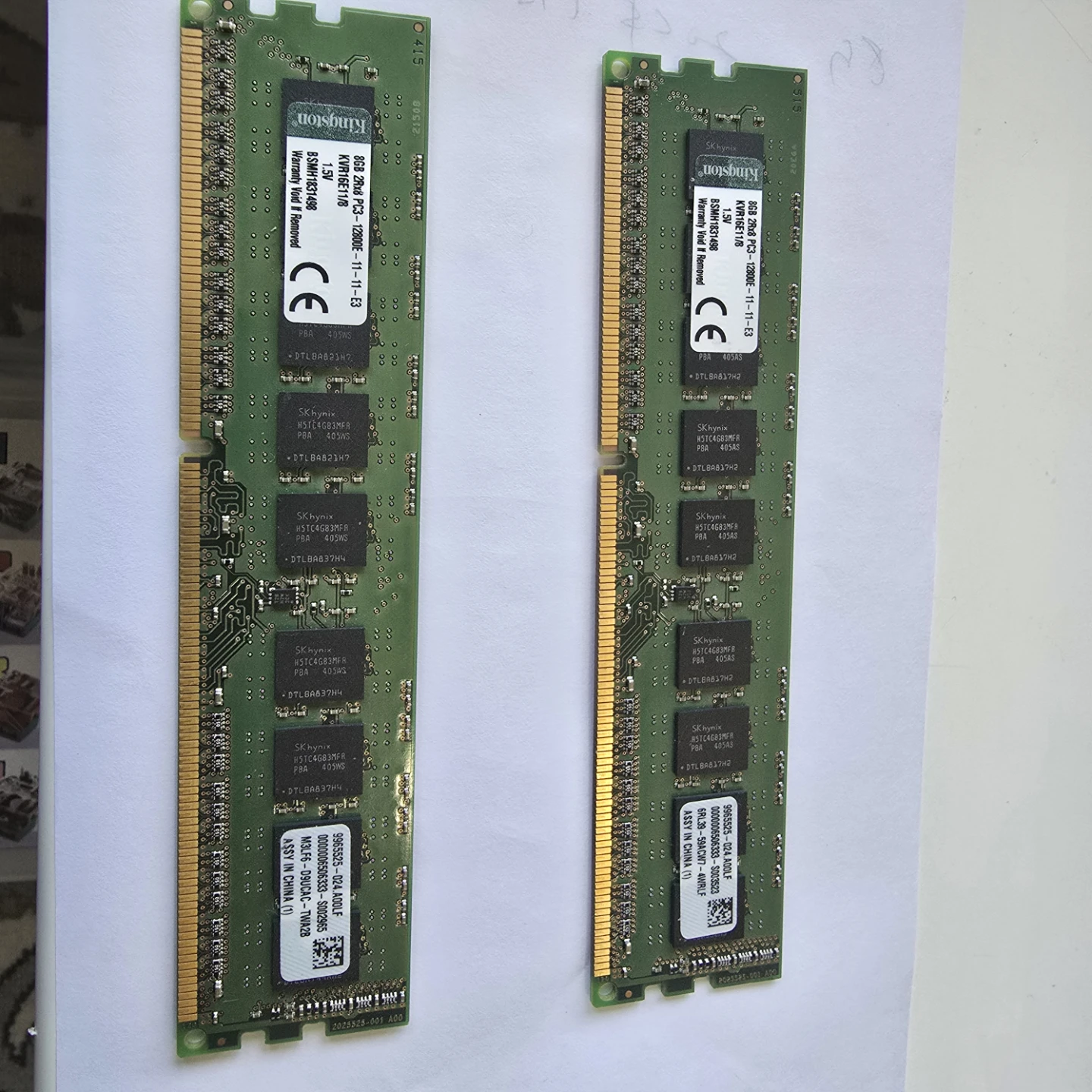Kingston 8GB DDR3 ,1600 Mhz,Unbuff ,UDIMM RAM Modules (2x) - photo 2