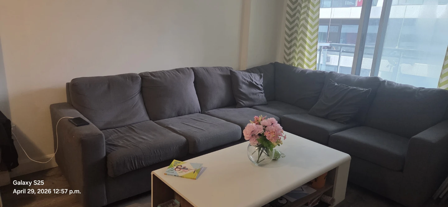 Dark Grey Sectional Sofa
