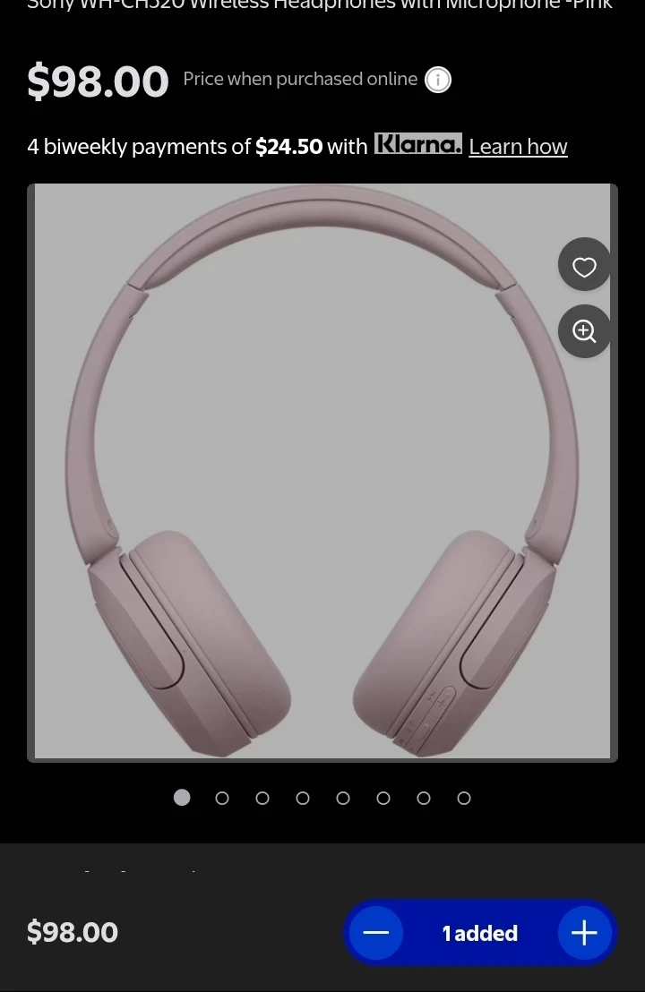 Sony WH-CH520 Wireless Headphones - Pink - photo 3